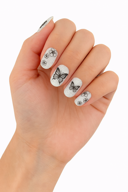 Butterfly glitter